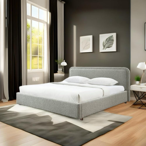 Zor- מיטה זוגית מרופדת בעיצוב מודרני ונקי