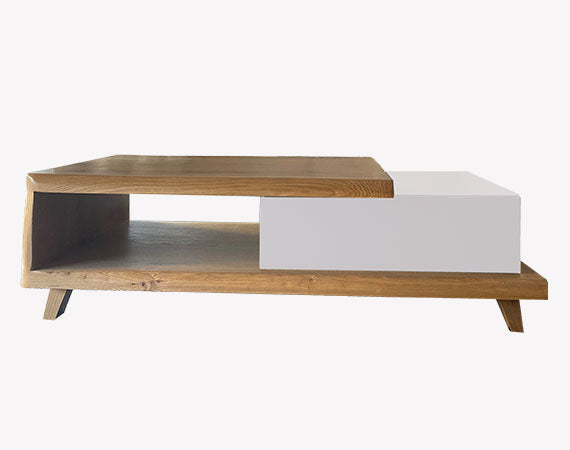 Armin white- שולחן סלון מעוצב