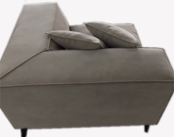 Queen velvet- כורסאת רביצה עשויה מבד רחיץ-couch-manzana